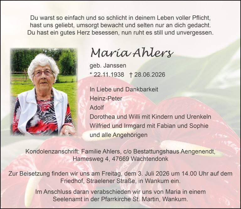 Maria Ahlers