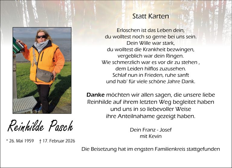 Reinhilde Pasch